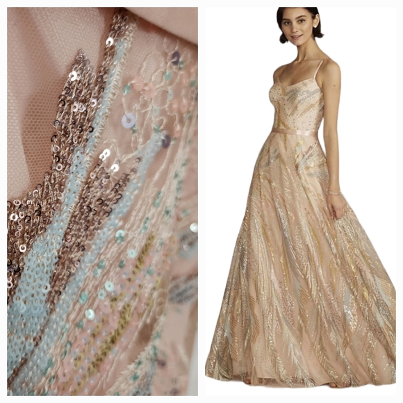 Jules & Cleo Dresses & Skirts - Jules & Cleo Sparkly Pink Ball Gown